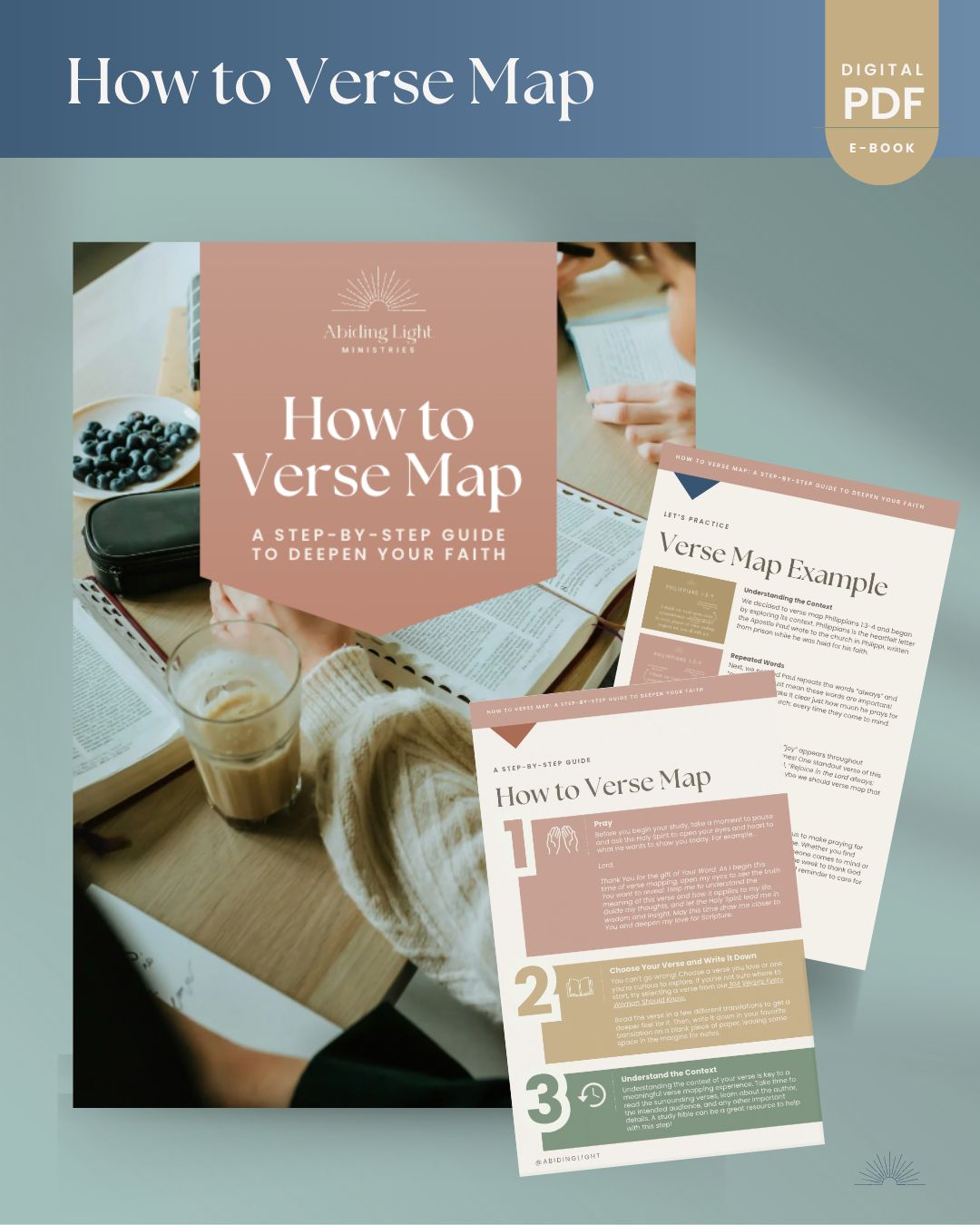 How to Verse Map: A Step-by-Step Guide to Deepen Your Faith (e-Book)