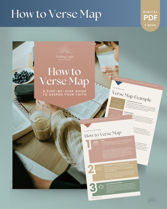 How to Verse Map: A Step-by-Step Guide to Deepen Your Faith (e-Book)