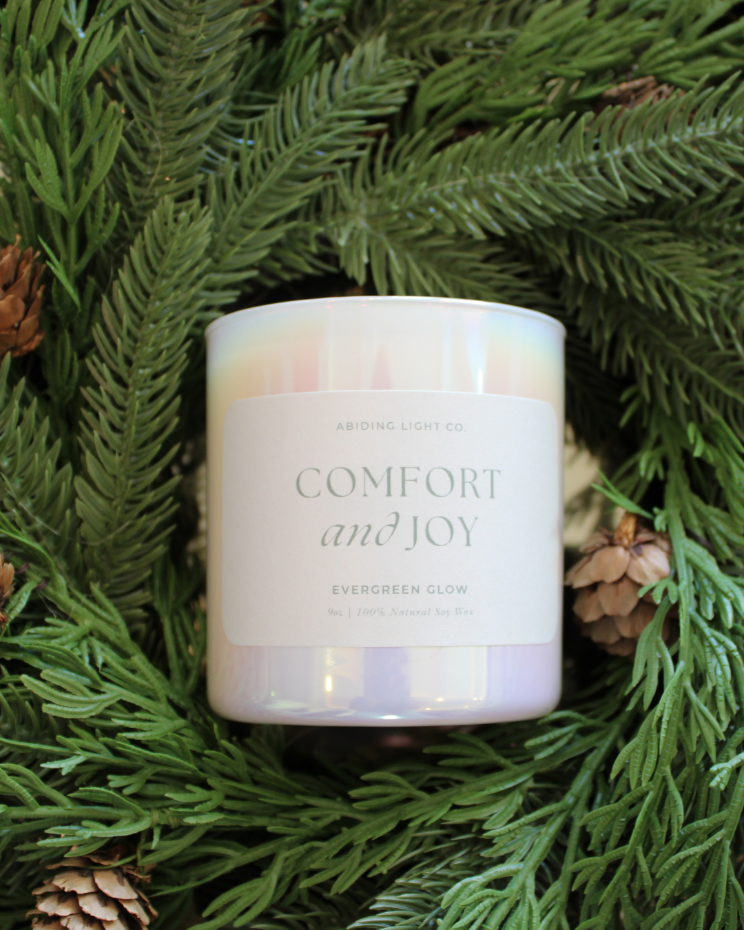 Comfort and Joy Candle | Evergreen Glow