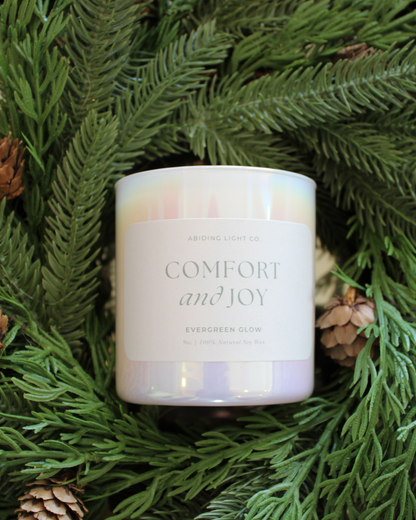 Comfort and Joy Candle | Evergreen Glow