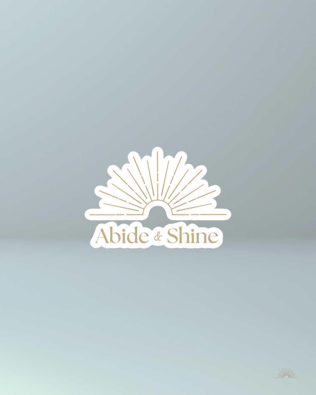 Abide & Shine | Vinyl Sticker