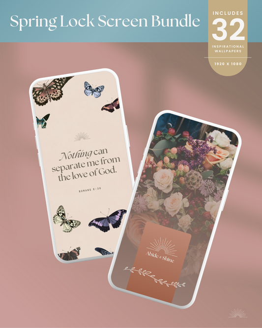 Spring Phone Wallpaper Bundle – 32 Inspirational Designs (1920x1080)