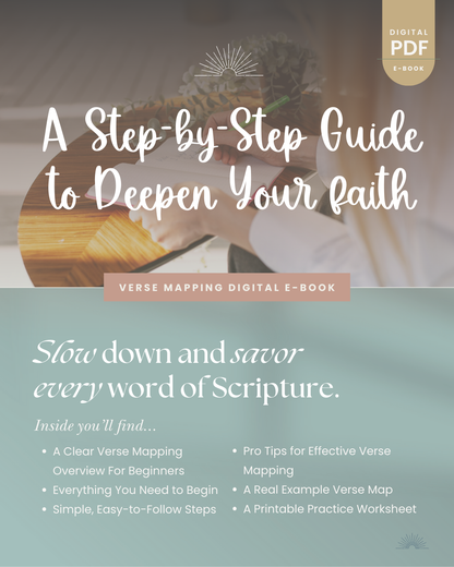 How to Verse Map: A Step-by-Step Guide to Deepen Your Faith (e-Book)