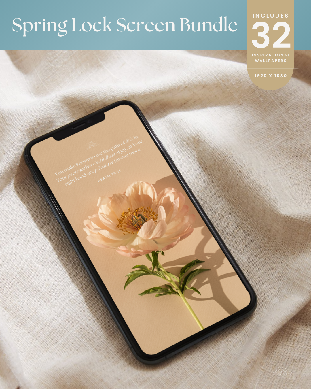 Spring Phone Wallpaper Bundle – 32 Inspirational Designs (1920x1080)