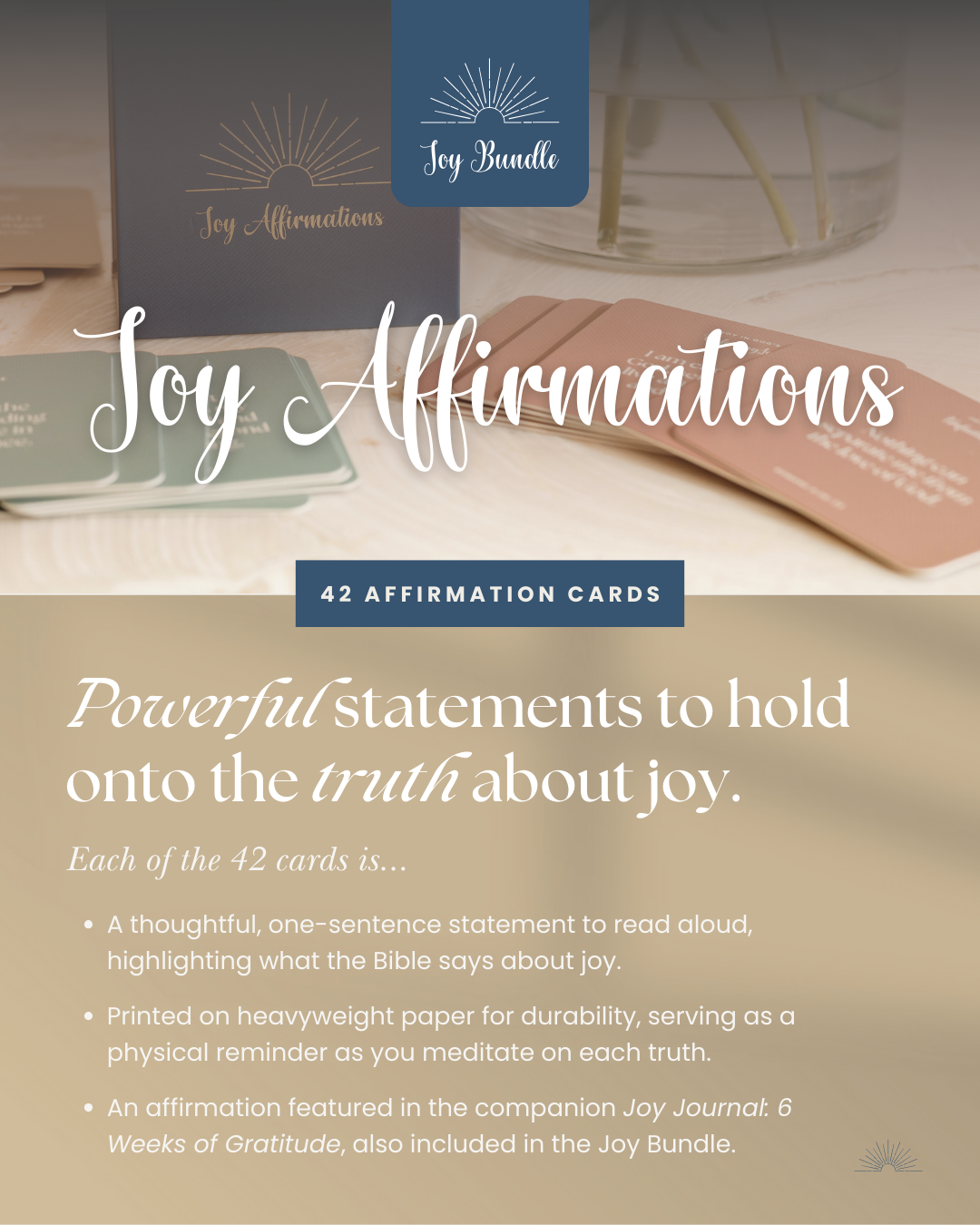 Joy Affirmation - Daily Affirmation Cards
