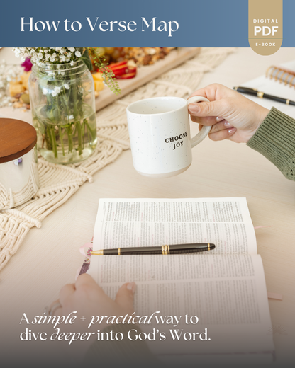 How to Verse Map: A Step-by-Step Guide to Deepen Your Faith (e-Book)