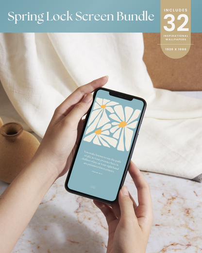Spring Phone Wallpaper Bundle – 32 Inspirational Designs (1920x1080)