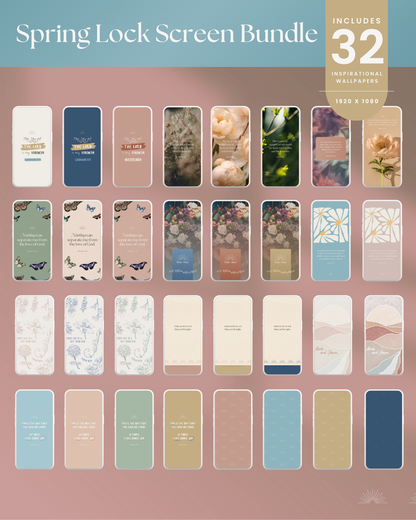 Spring Phone Wallpaper Bundle – 32 Inspirational Designs (1920x1080)