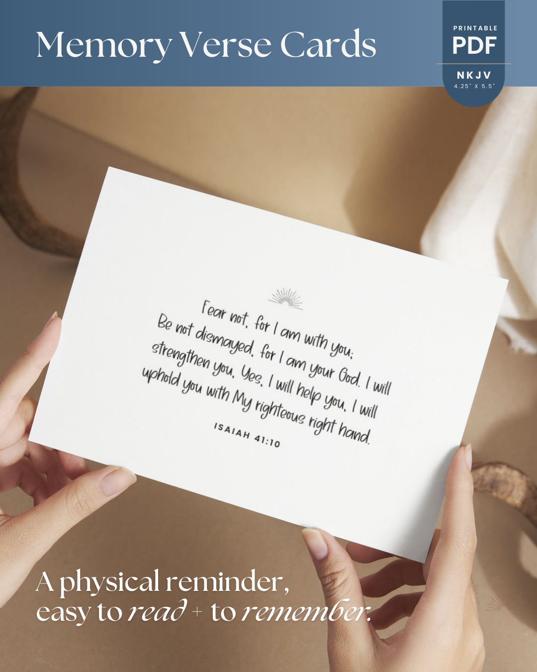 Foundational Truths | Printable Memory Verse Cards